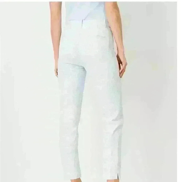 - NWT ANN TAYLOR GEO PATTERN CROP PANTS - Picture 1 of 5